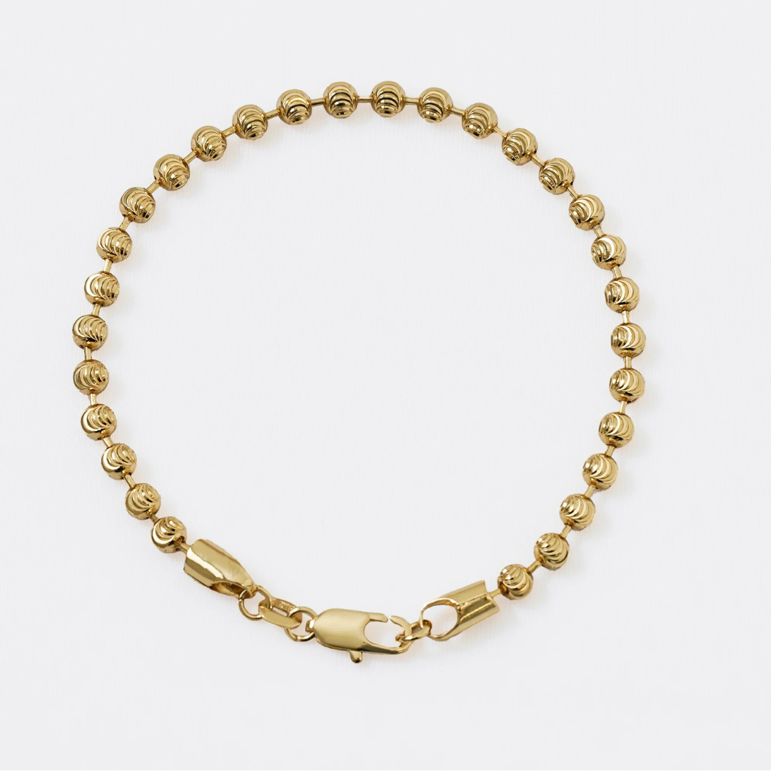 Pulsera Militar Diamantada Italiana 20 cm