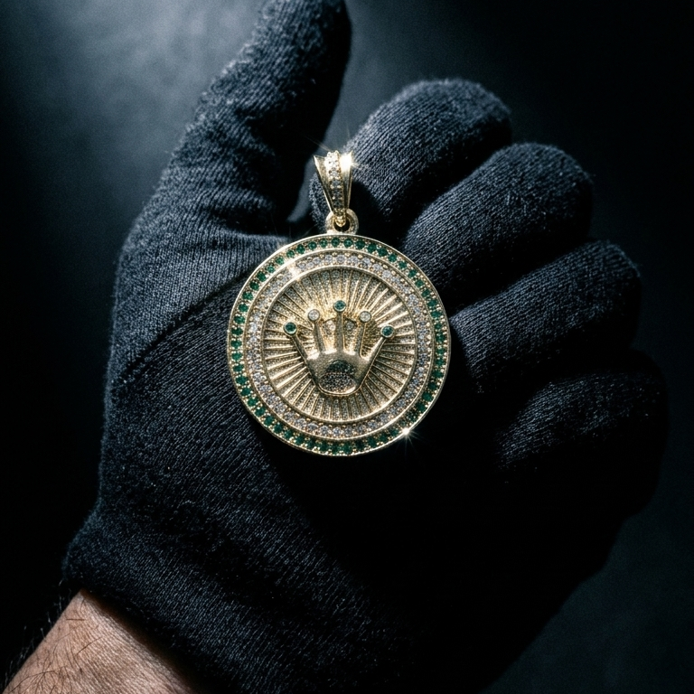 DIJE ROLEX GREEN DAIMONS