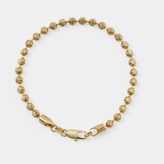Pulsera Militar Diamantada Italiana 20 cm