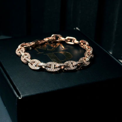 Pulsera GG ice rosa 18.5 Cm 10mm