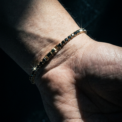 Pulsera VC Gold black daimons 18.5 Cm