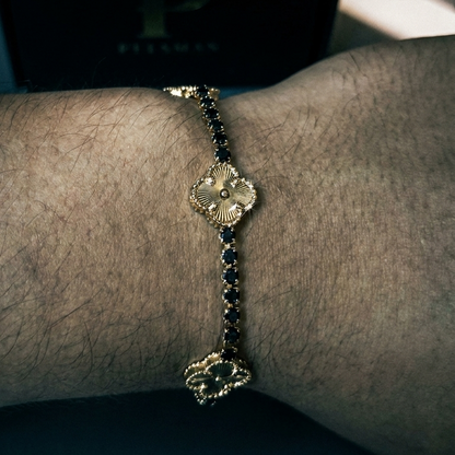 Pulsera VC Gold black daimons 18.5 Cm