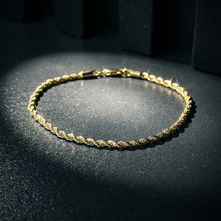 Pulsera lazo 3mm 19 cm