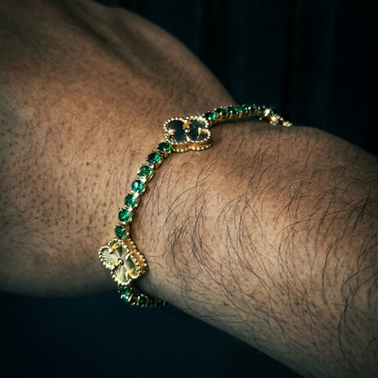 Pulsera V.C green daimos 18.5cm