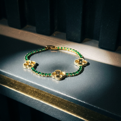 Pulsera V.C green daimos 18.5cm