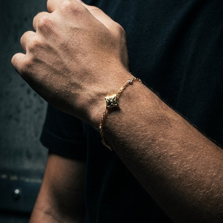 Pulsera LV Negra