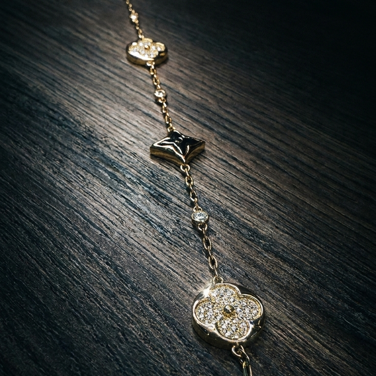 Pulsera LV Negra
