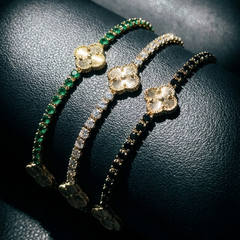 PULSERA VC DAIMONS- GREEN- BLACK- FULL