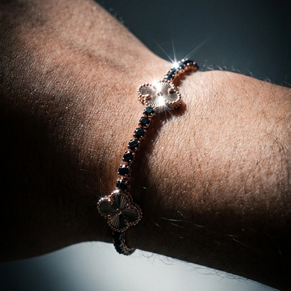 Pulsera V.C rosa black daimons luxury editión   18.5 cm