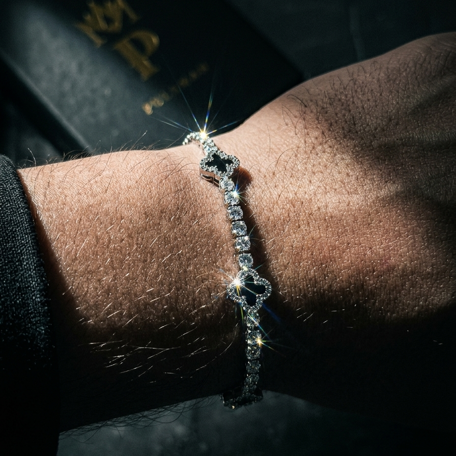 Pulsera v.c Infinity Diamonds Silver 18.5 cm
