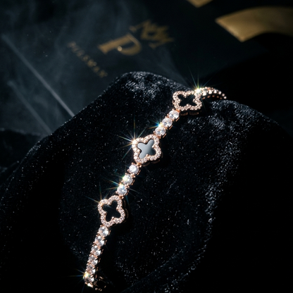 Pulsera v.c Infinity Diamonds rose gold 18.5 cm