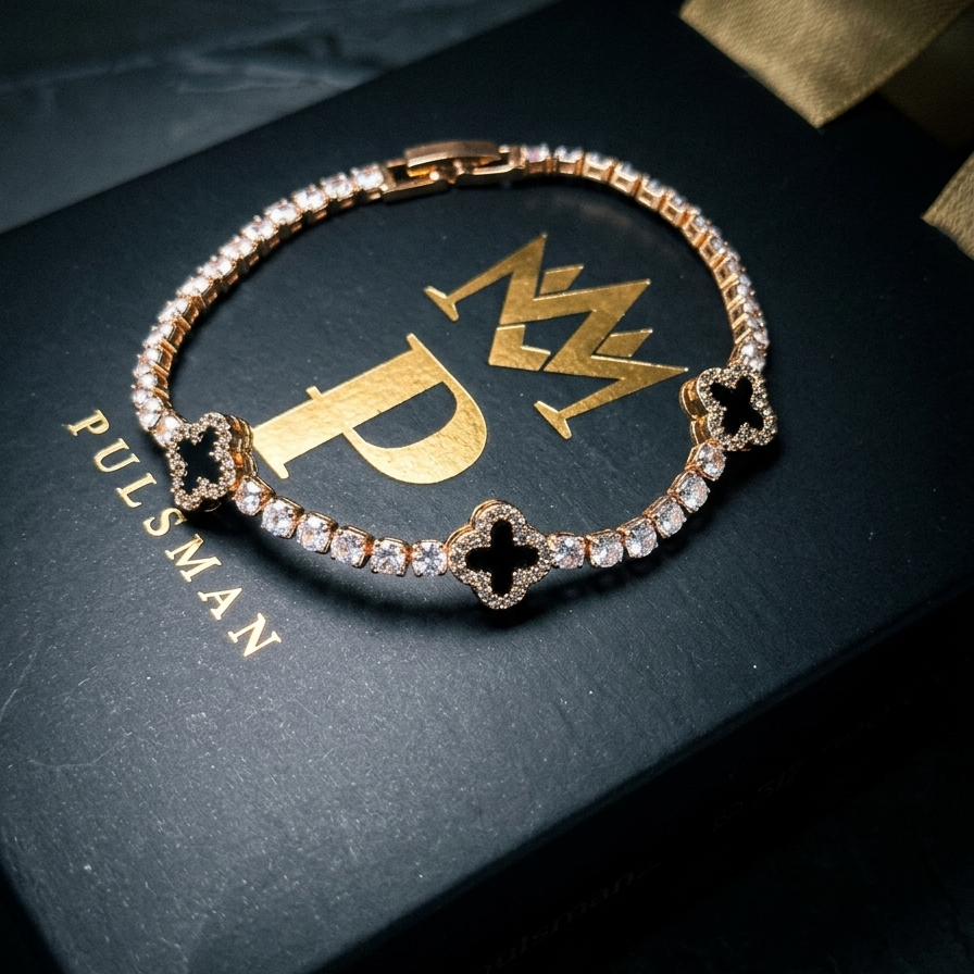 Pulsera v.c Infinity Diamonds rose gold 18.5 cm