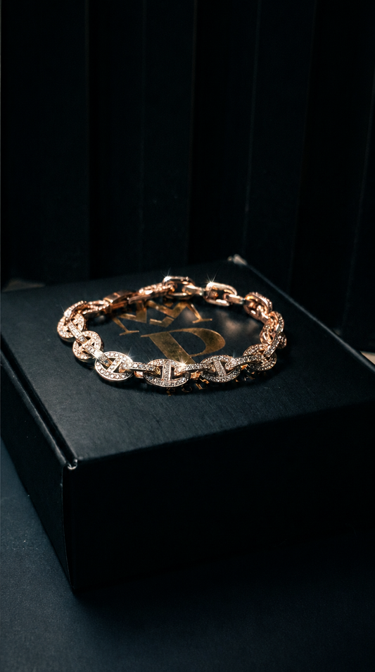 Pulsera GG ice rosa 18.5 Cm 10mm