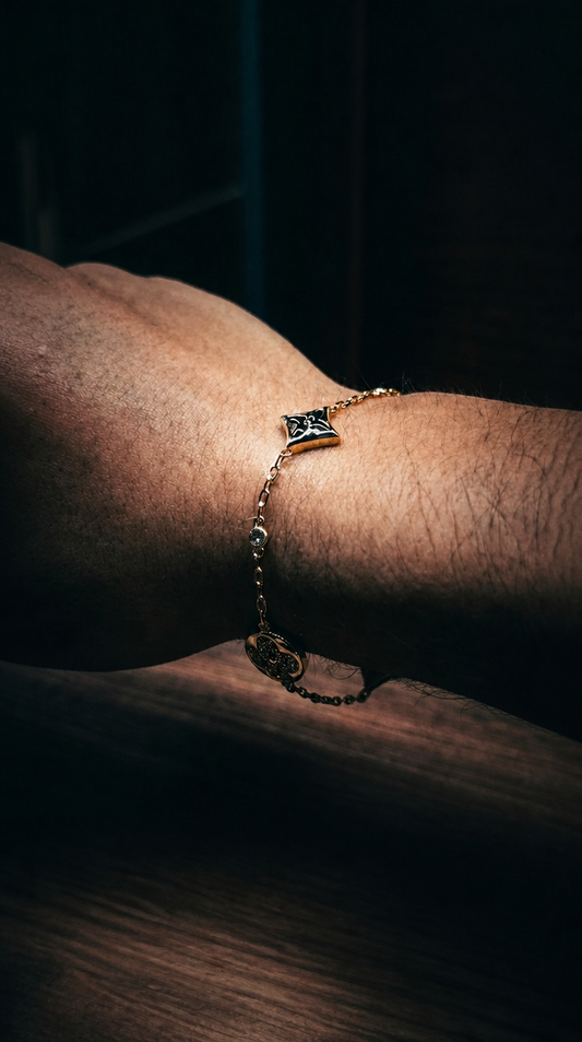 Pulsera LV Negra